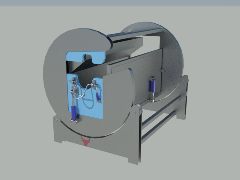 Circular Tilting Cabinet