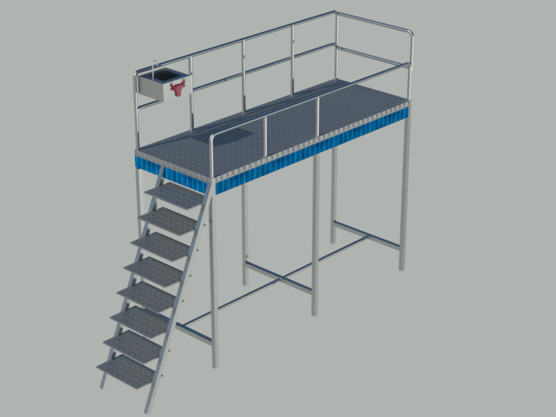Fixed Tail Opening Platform